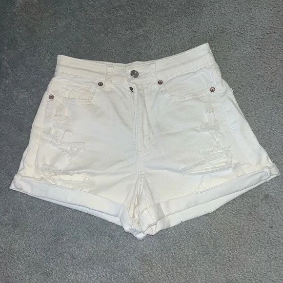 American Eagle Stretch Denim Mom Shorts - Picture 4 of 5